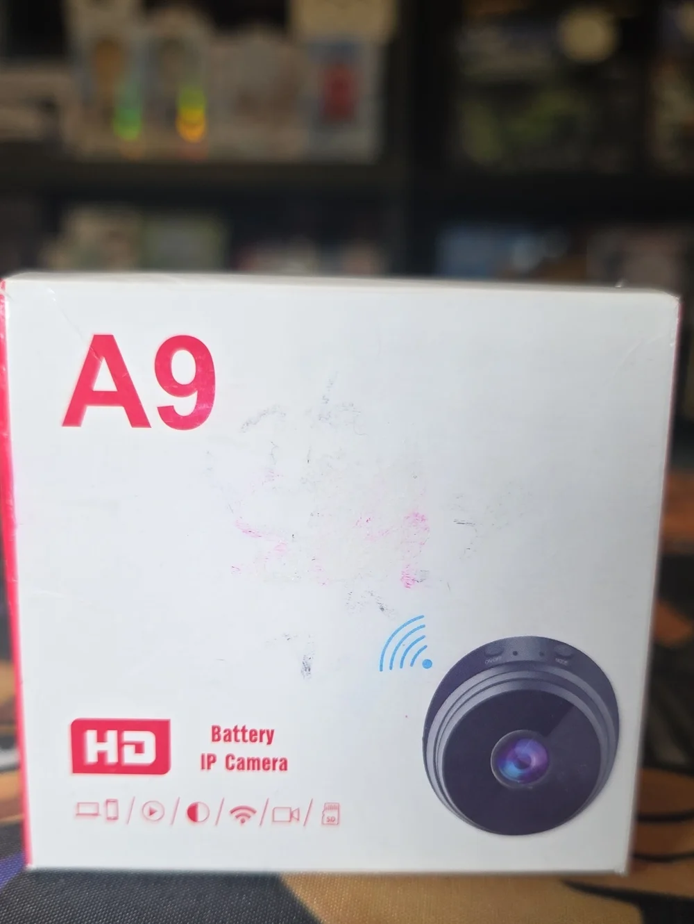 A9 HD Battery IP Camera (Black) Factoy Sealed